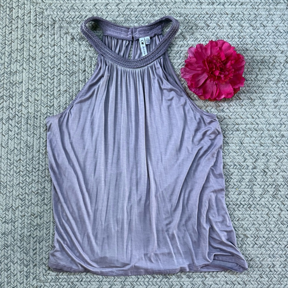 Cable & Gauge Lilac Sleeveless Tank Top